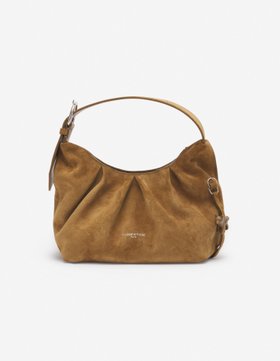 【メゾン キツネ/MAISON KITSUNE】 BLOOM SHOULDER BAG人気、トレンドファッション・服の通販 founy(ファニー) ファッション Fashion レディースファッション Ladies' Fashion Online バッグ Bag 冬 Winter ショルダー Shoulder シルバー Silver スエード Suede ツイル Twill ハンド Hand フロント Front プリーツ Pleats ポケット Pocket メタル Metal ラップ Wrap ループ Loop A/W・秋冬 Aw・Autumn/Winter・Fw・Fall-Winter |ID:prp329100004594582