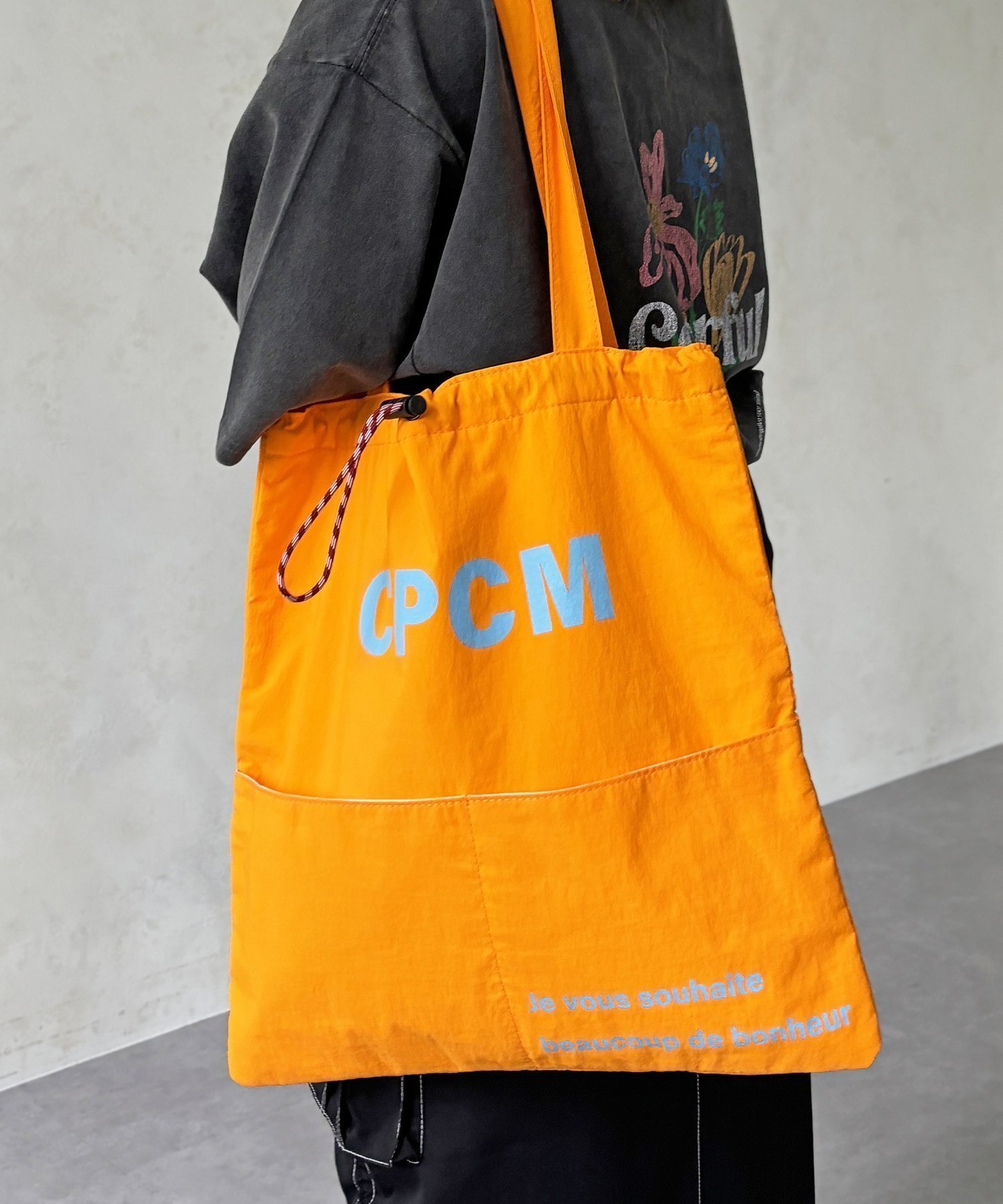 【シーピーシーエム/CPCM】のアソートカラーロゴトート インテリア・キッズ・メンズ・レディースファッション・服の通販 founy(ファニー) 　ファッション　Fashion　レディースファッション　Ladies' Fashion Online　バッグ　Bag　イエロー　Yellow　チェック　Check　ベーシック　Basic　無地　Plain Color　オレンジ|ID: prp329100004594604 ipo3291000000032640783
