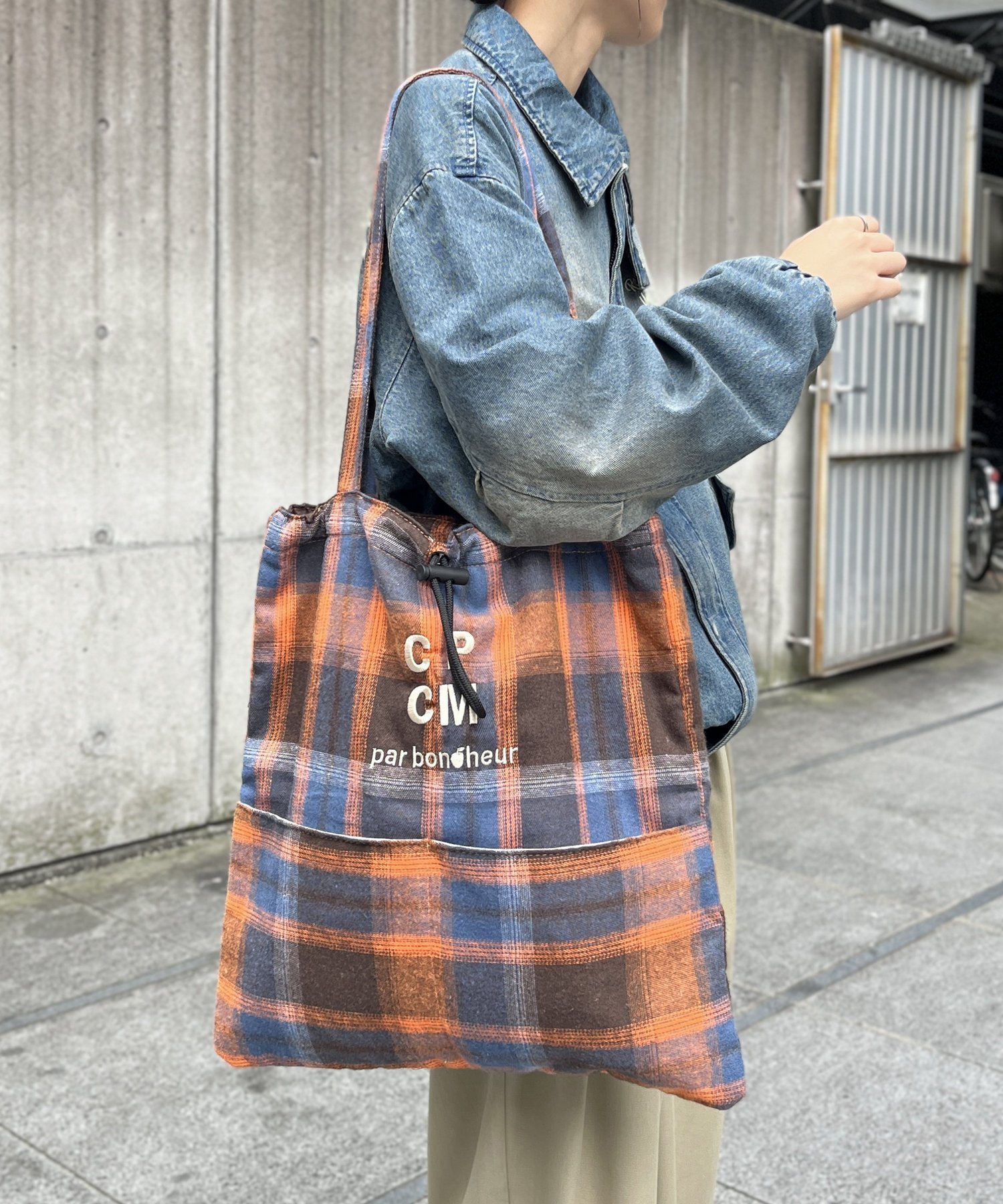 【シーピーシーエム/CPCM】のアソートカラーロゴトート インテリア・キッズ・メンズ・レディースファッション・服の通販 founy(ファニー) 　ファッション　Fashion　レディースファッション　Ladies' Fashion Online　バッグ　Bag　イエロー　Yellow　チェック　Check　ベーシック　Basic　無地　Plain Color　オレンジその他1|ID: prp329100004594604 ipo3291000000032640785