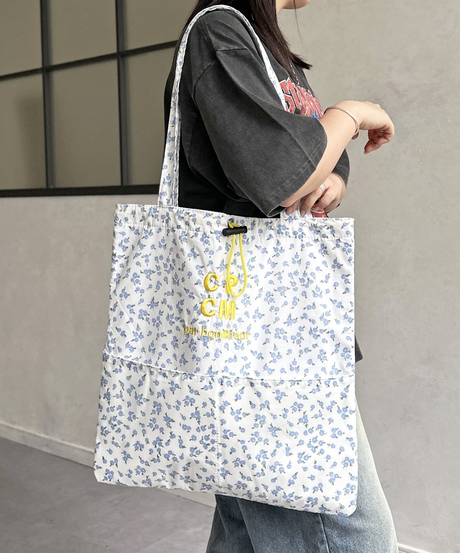 【シーピーシーエム/CPCM】のアソートカラーロゴトート インテリア・キッズ・メンズ・レディースファッション・服の通販 founy(ファニー) 　ファッション　Fashion　レディースファッション　Ladies' Fashion Online　バッグ　Bag　イエロー　Yellow　チェック　Check　ベーシック　Basic　無地　Plain Color　ブルー|ID: prp329100004594604 ipo3291000000032640789
