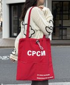 【シーピーシーエム/CPCM】のアソートカラーロゴトート 人気、トレンドファッション・服の通販 founy(ファニー) ファッション Fashion レディースファッション Ladies' Fashion Online バッグ Bag イエロー Yellow チェック Check ベーシック Basic 無地 Plain Color thumbnail レッド|ID: prp329100004594604 ipo3291000000032640797