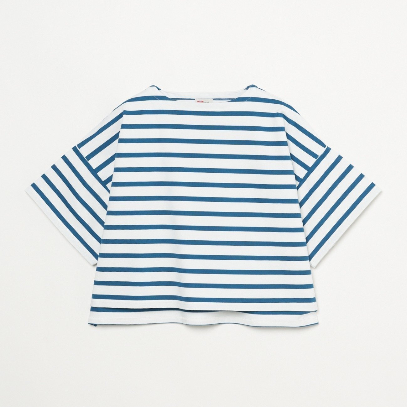 【エリオポール/heliopole】のLYNE SHORT SLEEVE インテリア・キッズ・メンズ・レディースファッション・服の通販 founy(ファニー) 　ファッション　Fashion　レディースファッション　Ladies' Fashion Online　トップス・カットソー　Tops/Tshirt　ショルダー　Shoulder　ドロップ　Drop　ボーダー　Border　ブルー|ID: prp329100004594612 ipo3291000000032640933