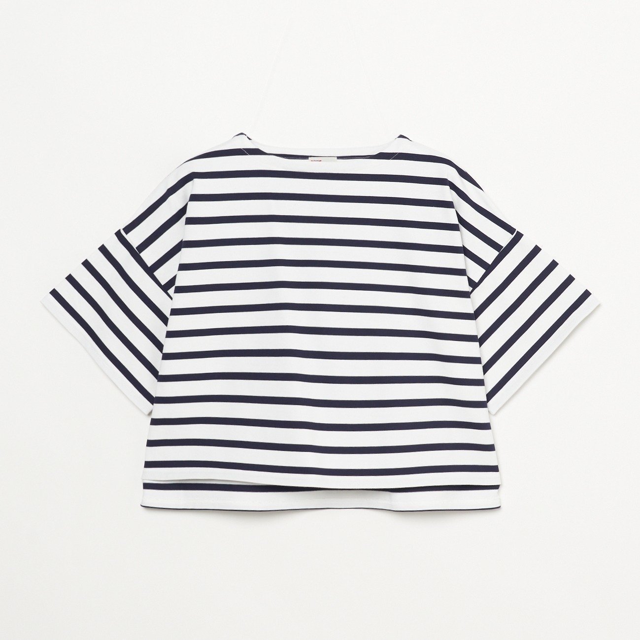 【エリオポール/heliopole】のLYNE SHORT SLEEVE インテリア・キッズ・メンズ・レディースファッション・服の通販 founy(ファニー) 　ファッション　Fashion　レディースファッション　Ladies' Fashion Online　トップス・カットソー　Tops/Tshirt　ショルダー　Shoulder　ドロップ　Drop　ボーダー　Border　ネイビー|ID: prp329100004594612 ipo3291000000032640935