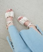 【マジェスティック レゴン/MAJESTIC LEGON】のシアーギャザーサンダル オフ|ID: prp329100004594626 ipo3291000000032641284