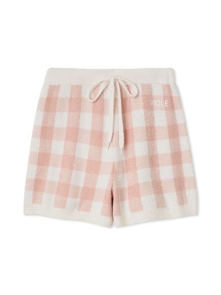 【ジェラート ピケ/gelato pique】のチェックジャガードショートパンツ インテリア・キッズ・メンズ・レディースファッション・服の通販 founy(ファニー) 　ファッション　Fashion　レディースファッション　Ladies' Fashion Online　パンツ　Pants　ハーフ / ショートパンツ　Short Pants　おすすめ　Recommend　イエロー　Yellow　ショート　Short　ピーチ　Peach　夏　Summer　PCH[063]|ID: prp329100004594636 ipo3291000000032641530