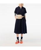 【ラコステ/LACOSTE】の鹿の子地シャツワンピース /シャツドレス ネイビー|ID: prp329100004594654 ipo3291000000032641783