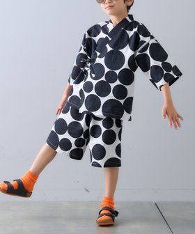 【チャオパニックティピー/CIAOPANIC TYPY / KIDS】の【KIDS】らくらく甚平 人気、トレンドファッション・服の通販 founy(ファニー) ファッション Fashion キッズファッション Fashion for Kids ショーツ Shorts, Short Pants ベビー Baby, Babywear ロンパース Romper, Jumpsuit 楽ちん Easy Fit, Comfortable |ID:prp329100004594669