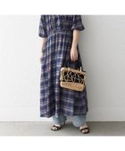 【シップス フォー ウィメン/SHIPS】のSHIPS any 手洗い可能 シアー チェック ウエスタン ワンピース ネイビー|ID: prp329100004594690 ipo3291000000032642475