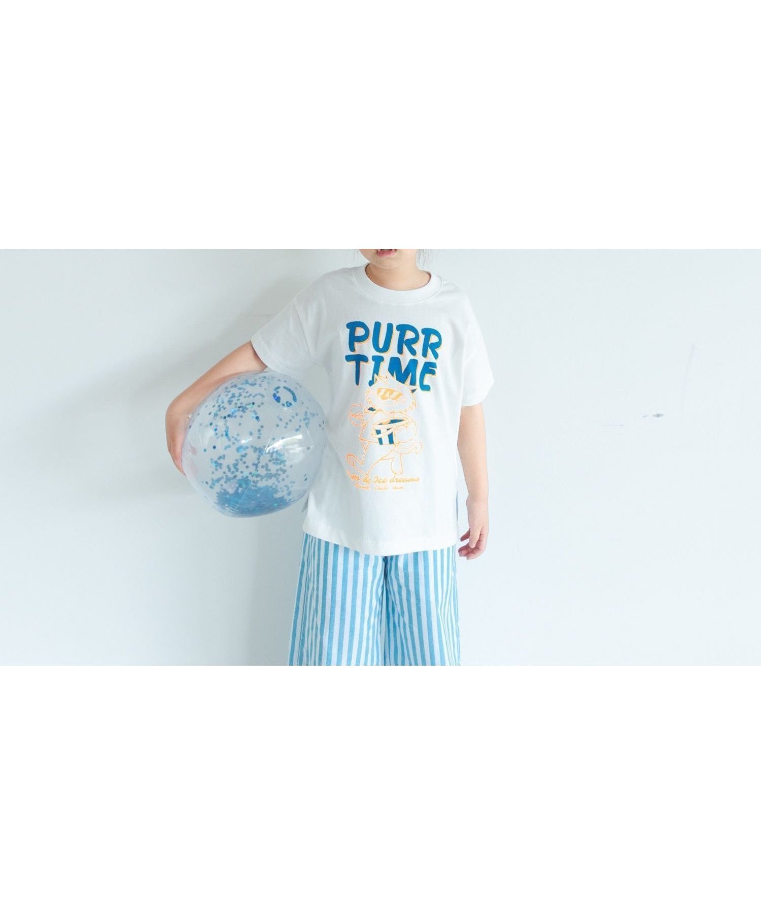 【ローリーズファーム/LOWRYS FARM / KIDS】のアニマルプリントTシャツ2 インテリア・キッズ・メンズ・レディースファッション・服の通販 founy(ファニー) 　ファッション　Fashion　キッズファッション　KIDS Children’s Clothing　プリント　Print　ベーシック　Basic　ボトム　Bottom　モチーフ　Motif　夏　Summer　ネコアイス|ID: prp329100004594699 ipo3291000000032642614