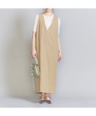 【ユナイテッドアローズ/UNITED ARROWS】のカルゼ ディープVネック ジャンパースカート 人気、トレンドファッション・服の通販 founy(ファニー) ファッション Fashion レディースファッション Fashion for Women スカート Skirts 春 Spring カットソー Cut and Sewn Top スリーブ Sleeve, Long Sleeve / Short Sleeve ドレープ Drape, Draping Fabric ボーダー Border, Stripe ポケット Pocket, Pocket Detail おすすめ Recommended / Our Picks エレガント 上品 Elegant thumbnail BEIGE|ID: prp329100004594706 ipo3291000000033426880