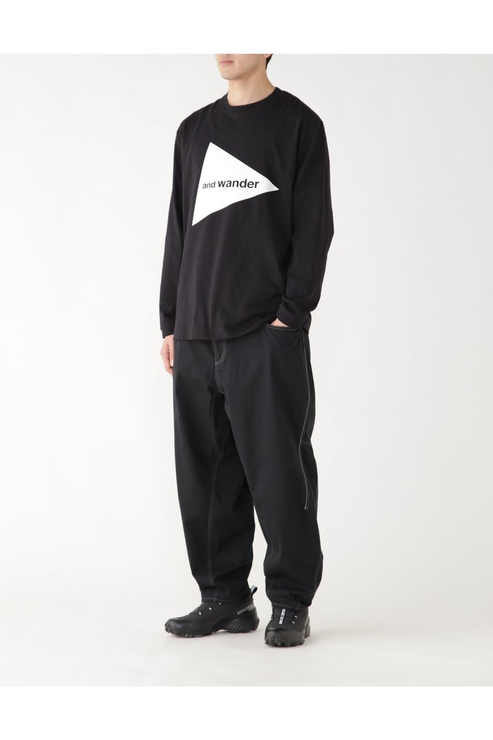 【アンドワンダー/and wander】のand wander logo LS T インテリア・キッズ・メンズ・レディースファッション・服の通販 founy(ファニー) https://founy.com/ ファッション Fashion レディースファッション Ladies' Fashion Online |ID: prp329100004594749 ipo3291000000032643354