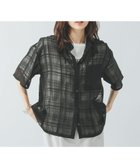 【グローバルワーク/GLOBAL WORK】のアソート柄シアーシャツ半袖/494143 人気、トレンドファッション・服の通販 founy(ファニー) ファッション Fashion レディースファッション Ladies' Fashion Online トップス・カットソー Tops/Tshirt シャツ/ブラウス Shirts/Blouses おすすめ Recommend タンク Tank チェック Check ワイド Wide 半袖 Short Sleeve 夏 Summer thumbnail ブラックチェック09|ID: prp329100004594762 ipo3291000000032643534