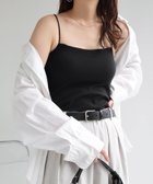 【その他のブランド/Other】のコットンスムース カップ付き キャミソール ブラック|ID: prp329100004594774 ipo3291000000032643673