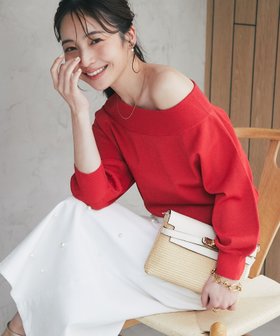【ラブティックボンボン/La boutique BonBon】の【程よい肌見せ】オフショルラメニット 人気、トレンドファッション・服の通販 founy(ファニー) ファッション Fashion レディースファッション Fashion for Women トップス・カットソー Cut & Sew Tops ニット Knit Tops & Sweaters おすすめ Recommended / Our Picks コンパクト Compact, Small Size シンプル Simple, Minimal フィット Fit, Slim Fit ボトム Bottoms, Lower Wear ロング Long, Long-Length エレガント 上品 Elegant |ID:prp329100004594812