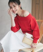 【ラブティックボンボン/La boutique BonBon】の【程よい肌見せ】オフショルラメニット 人気、トレンドファッション・服の通販 founy(ファニー) ファッション Fashion レディースファッション Fashion for Women トップス・カットソー Cut & Sew Tops ニット Knit Tops & Sweaters おすすめ Recommended / Our Picks コンパクト Compact, Small Size シンプル Simple, Minimal フィット Fit, Slim Fit ボトム Bottoms, Lower Wear ロング Long, Long-Length エレガント 上品 Elegant thumbnail レッド|ID: prp329100004594812 ipo3291000000032644153