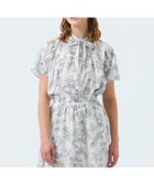 【マッキントッシュ フィロソフィー/MACKINTOSH PHILOSOPHY】のドローイングフラワーボウタイブラウス オフホワイト|ID: prp329100004594815 ipo3291000000032644185