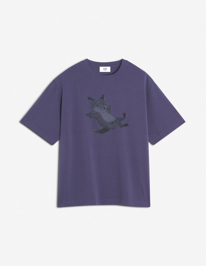 【メゾン キツネ/MAISON KITSUNE / MEN】のMaison Kitsune/CHILLAX PRINT OVERSIZE TEE-SHIRT インテリア・キッズ・メンズ・レディースファッション・服の通販 founy(ファニー) https://founy.com/ ファッション Fashion メンズファッション Men's Style Online フロント Front プリント Print 半袖 Short Sleeve 夏 Summer S/S・春夏 Ss・Spring/Summer |ID: prp329100004594821 ipo3291000000032644282