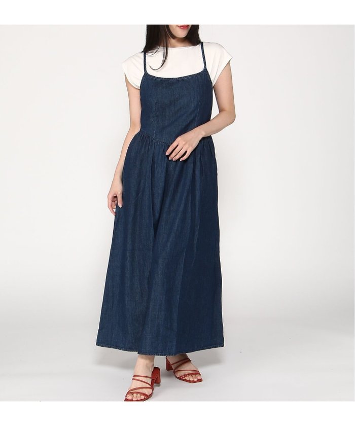 【ギャップ/GAP】のデニム ドロップウエスト マキシワンピース インテリア・キッズ・メンズ・レディースファッション・服の通販 founy(ファニー) https://founy.com/ ファッション Fashion レディースファッション Ladies' Fashion Online ワンピース Dress マキシワンピース Maxi Dress ギャザー Gather クラシック Classic スクエア Square デニム Denim ドロップ Drop フィット Fit フロント Front ボトム Bottom マキシ Maxi 楽ちん Easy |ID: prp329100004594824 ipo3291000000032644367