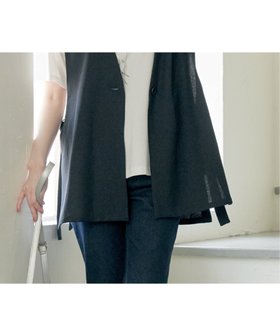 【イッカ/ikka】の【親子おそろい】テーラードジレ 人気、トレンドファッション・服の通販 founy(ファニー) ファッション Fashion レディースファッション Ladies' Fashion Online アウター Coat Outerwear トップス・カットソー Tops/Tshirt ベスト/ジレ Gilets/Vests おすすめ Recommend インナー Inner シンプル Simple 定番 Standard |ID:prp329100004594853
