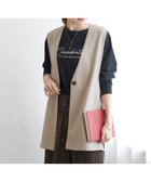 【イッカ/ikka】の【親子おそろい】テーラードジレ 人気、トレンドファッション・服の通販 founy(ファニー) ファッション Fashion レディースファッション Ladies' Fashion Online アウター Coat Outerwear トップス・カットソー Tops/Tshirt ベスト/ジレ Gilets/Vests おすすめ Recommend インナー Inner シンプル Simple 定番 Standard thumbnail ベージュ|ID: prp329100004594853 ipo3291000000032644783
