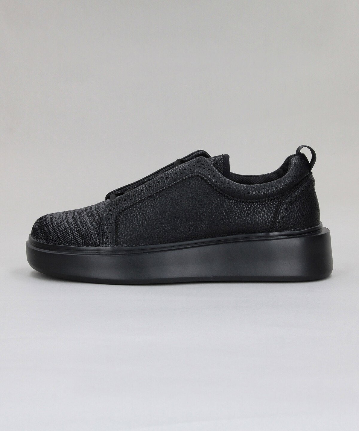 【コムサ メン/COMME CA / MEN】のワイド スニーカー インテリア・キッズ・メンズ・レディースファッション・服の通販 founy(ファニー) 　ファッション　Fashion　メンズファッション　Men's Style Online　シューズ・靴　Shoes/Men　スニーカー　Sneakers　コンビ　Combination　スニーカー　Sneakers　ワイド　Wide　厚底　Platforms　ブラック|ID: prp329100004594864 ipo3291000000032644912
