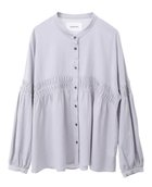 【メルローズ クレール/MELROSE claire】の【LOURMARIN】バンドカラータックブラウス ブルー|ID: prp329100004594868 ipo3291000000032644991