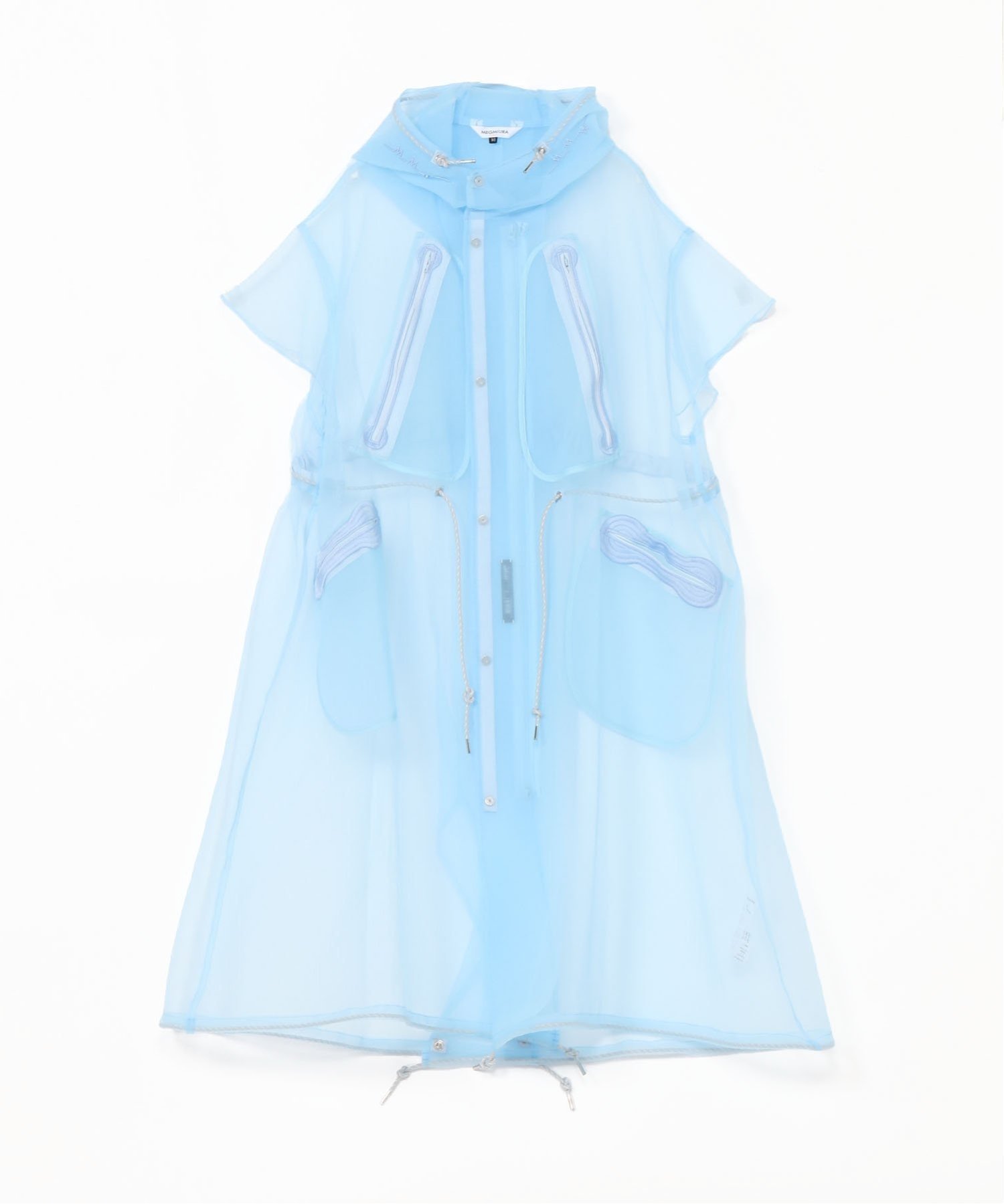 【その他のブランド/Other】の2Way French Sleeve Cape coat インテリア・キッズ・メンズ・レディースファッション・服の通販 founy(ファニー) 　ファッション　Fashion　レディースファッション　Ladies' Fashion Online　アウター　Coat Outerwear　コート　Coats　Blue|ID: prp329100004594869 ipo3291000000032644996