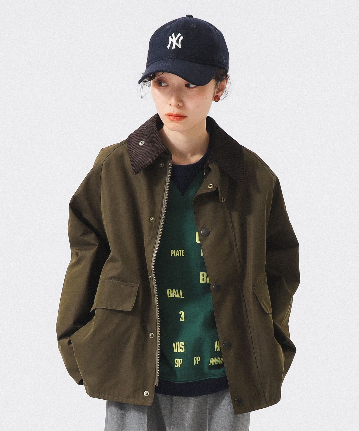 【ビームス ウイメン/BEAMS】の【別注】Barbour / Thornbury Jacket インテリア・キッズ・メンズ・レディースファッション・服の通販 founy(ファニー) 　ファッション　Fashion　レディースファッション　Fashion for Women　アウター　Coat / Outerwear Collection　レディースジャケット・軽アウター　Jackets　インナー　Innerwear　ジャケット　Jacket, Outerwear　スウェット / スエット　Sweatshirt, Sweatwear　スペシャル　Special, Limited Edition　スリーブ　Sleeve, Long Sleeve / Short Sleeve　デニム　Denim, Jeans Material　定番　Standard, Basic Item　バランス　Balance, Style Balance　ボックス　Boxy, Box Shape　別注　Limited Edition, Custom Order　ロング　Long, Long-Length　OLIVE|ID: prp329100004594884 ipo3291000000032645243