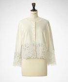 【ストロベリーフィールズ/STRAWBERRY FIELDS】のレース*パール釦ニットジャケット 人気、トレンドファッション・服の通販 founy(ファニー) ファッション Fashion レディースファッション Ladies' Fashion Online アウター Coat Outerwear ジャケット Jackets ジャケット Jacket パール Pearl レース Race thumbnail オフホワイト|ID: prp329100004594887 ipo3291000000032645267