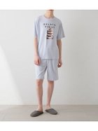 【ジェラートピケ オム/GELATO PIQUE HOMME / MEN】の【HOMME】【接触冷感】COOLレーヨンロゴハーフパンツ BLU[086]|ID: prp329100004594897 ipo3291000000032645345