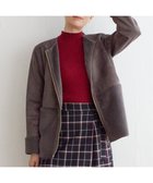 【イッカ/ikka】のファー切り替えジャケット ミディグレイ|ID: prp329100004594902 ipo3291000000032645387