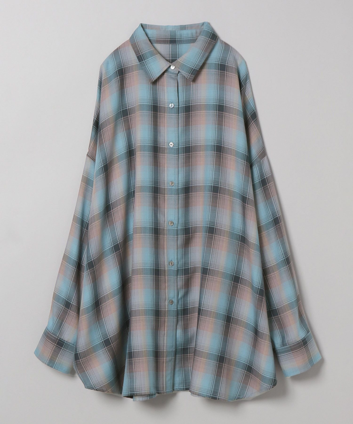 【ジーナシス/JEANASiS】のアソートチェックシャツLS インテリア・キッズ・メンズ・レディースファッション・服の通販 founy(ファニー) 　ファッション　Fashion　レディースファッション　Fashion for Women　トップス・カットソー　Cut & Sew Tops　シャツ・ブラウス・オフィスカジュアル　Elegant Blouses & Button-Ups　インナー　Innerwear　秋　Autumn　シンプル　Simple, Minimal　チェック　Check, Plaid, Tartan　トレンド　Trend, Trending Now　定番　Standard, Basic Item　ワイド　Wide, Wide Fit　おすすめ　Recommended / Our Picks　ブルー系その他|ID: prp329100004594908 ipo3291000000033507826