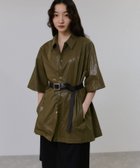 【アダム エ ロペ/ADAM ET ROPE'】の2WAYスリーブコーティングシャツブルゾン カーキ(36)|ID: prp329100004594910 ipo3291000000032645447