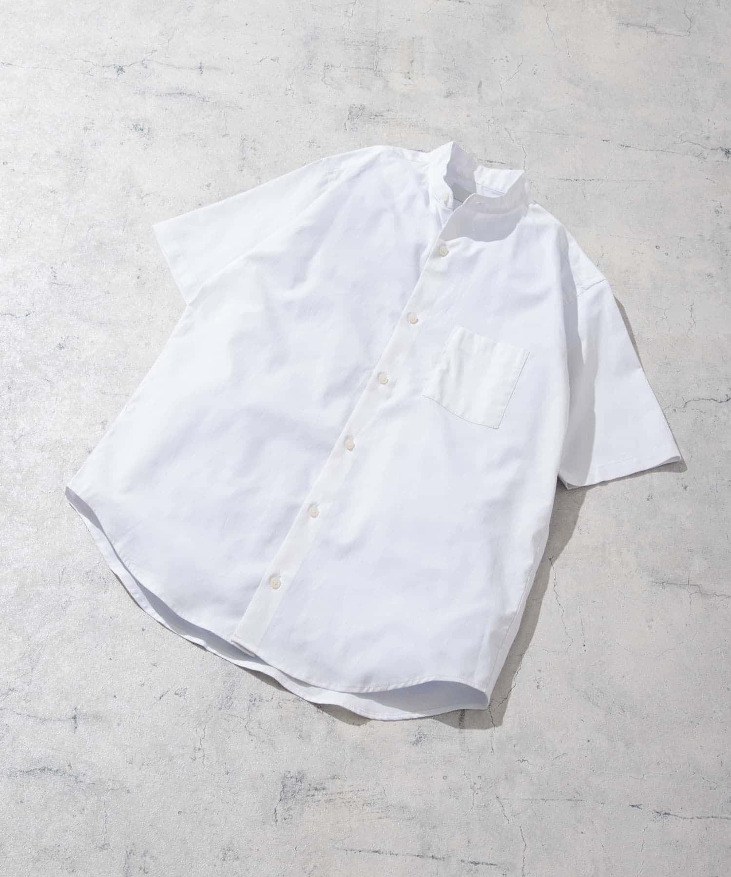 【アーバンリサーチ ロッソ/URBAN RESEARCH ROSSO / MEN】の『防シワ』『XLサイズあり』ハイパフォーマンスリネンバンド半袖シャツ インテリア・キッズ・メンズ・レディースファッション・服の通販 founy(ファニー) 　ファッション　Fashion　メンズファッション　Men's Style Online　サングラス　Sunglasses　サンダル　Sandals　シンプル　Simple　スニーカー　Sneakers　スラックス　Slacks　ダウン　Down　デニム　Denim　パフォーマンス　Performance　ベーシック　Basic　半袖　Short Sleeve　リネン　Linen　リュック　Ruck Sack　ワーク　Work　S/S・春夏　Ss・Spring/Summer　おすすめ　Recommend　夏　Summer　エレガント 上品　Elegant　ビジネス 仕事 通勤　Business　2025年　2025　2025春夏・S/S　Ss,Spring/Summer,2025　WHITE|ID: prp329100004594920 ipo3291000000032645541