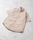 【アーバンリサーチ ロッソ/URBAN RESEARCH ROSSO / MEN】の『防シワ』『XLサイズあり』ハイパフォーマンスリネンバンド半袖シャツ BEIGE|ID: prp329100004594920 ipo3291000000032645542