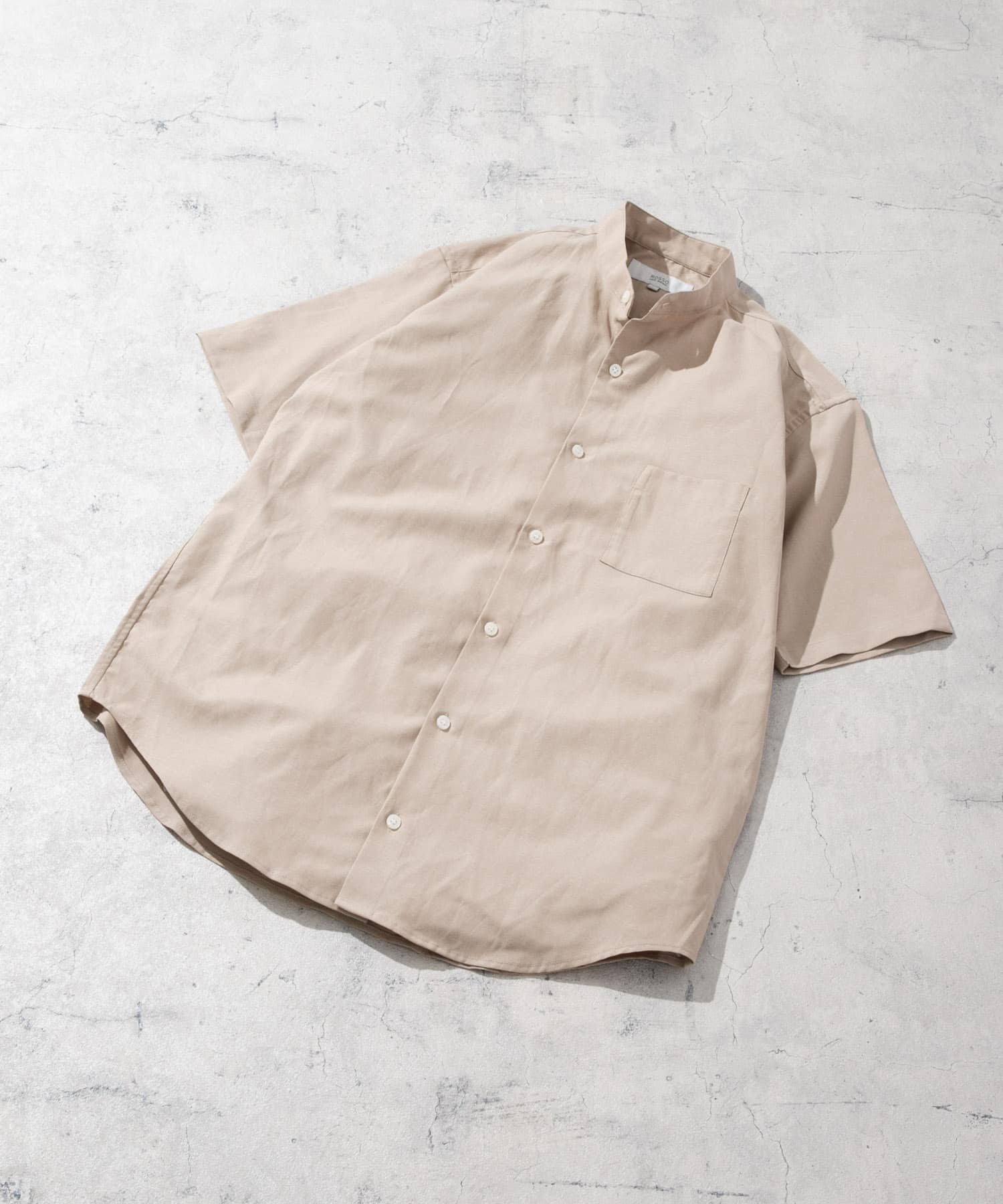 【アーバンリサーチ ロッソ/URBAN RESEARCH ROSSO / MEN】の『防シワ』『XLサイズあり』ハイパフォーマンスリネンバンド半袖シャツ インテリア・キッズ・メンズ・レディースファッション・服の通販 founy(ファニー) 　ファッション　Fashion　メンズファッション　Men's Style Online　サングラス　Sunglasses　サンダル　Sandals　シンプル　Simple　スニーカー　Sneakers　スラックス　Slacks　ダウン　Down　デニム　Denim　パフォーマンス　Performance　ベーシック　Basic　半袖　Short Sleeve　リネン　Linen　リュック　Ruck Sack　ワーク　Work　S/S・春夏　Ss・Spring/Summer　おすすめ　Recommend　夏　Summer　エレガント 上品　Elegant　ビジネス 仕事 通勤　Business　2025年　2025　2025春夏・S/S　Ss,Spring/Summer,2025　BEIGE|ID: prp329100004594920 ipo3291000000032645542
