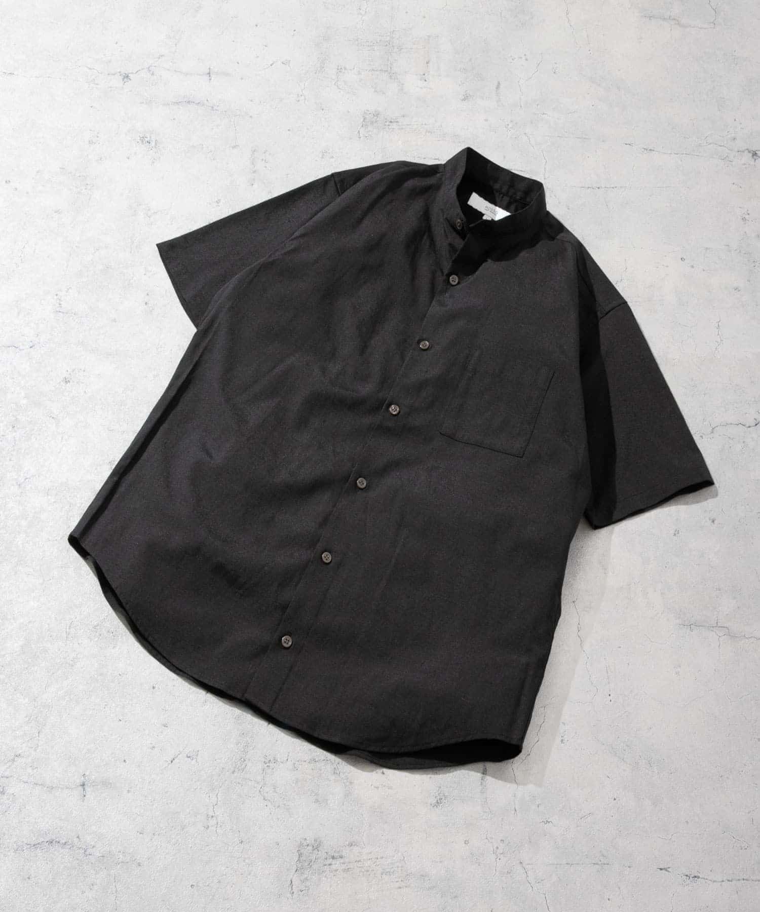 【アーバンリサーチ ロッソ/URBAN RESEARCH ROSSO / MEN】の『防シワ』『XLサイズあり』ハイパフォーマンスリネンバンド半袖シャツ インテリア・キッズ・メンズ・レディースファッション・服の通販 founy(ファニー) 　ファッション　Fashion　メンズファッション　Men's Style Online　サングラス　Sunglasses　サンダル　Sandals　シンプル　Simple　スニーカー　Sneakers　スラックス　Slacks　ダウン　Down　デニム　Denim　パフォーマンス　Performance　ベーシック　Basic　半袖　Short Sleeve　リネン　Linen　リュック　Ruck Sack　ワーク　Work　S/S・春夏　Ss・Spring/Summer　おすすめ　Recommend　夏　Summer　エレガント 上品　Elegant　ビジネス 仕事 通勤　Business　2025年　2025　2025春夏・S/S　Ss,Spring/Summer,2025　BLACK|ID: prp329100004594920 ipo3291000000032645549
