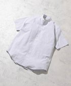 【アーバンリサーチ ロッソ/URBAN RESEARCH ROSSO / MEN】の『防シワ』『XLサイズあり』ハイパフォーマンスリネンバンド半袖シャツ BLK STRIPE|ID: prp329100004594920 ipo3291000000032645552