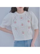 【ファーファー/FURFUR】の【WEB限定カラー】チェリーモチーフニットトップス 人気、トレンドファッション・服の通販 founy(ファニー) ファッション Fashion レディースファッション Fashion for Women トップス・カットソー Cut & Sew Tops ニット Knit Tops & Sweaters かぎ針 Crochet アイレット Eyelet Lace 半袖 Short Sleeve, Half Sleeve thumbnail MIX[930]|ID: prp329100004594932 ipo3291000000033636321