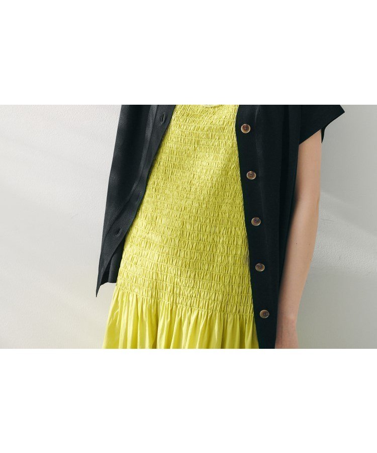 【アンタイトル/UNTITLED】の【体型カバー/ジレ風/前開き】Vネックニット 人気、トレンドファッション・服の通販 founy(ファニー) 　ファッション　Fashion　レディースファッション　Ladies' Fashion Online　アウター　Coat Outerwear　トップス・カットソー　Tops/Tshirt　ニット　Knit Tops　ベスト/ジレ　Gilets/Vests　Vネック　V-Neck　おすすめ　Recommend　ストライプ　Stripe　スリット　Slit　スリーブ　Sleeve　ダブル　Double　ハーフ　Half　フレンチ　French　ボトム　Bottom　モノトーン　Monotone　ワイド　Wide　無地　Plain Color　 other-1|ID: prp329100004594943 ipo3291000000032645936