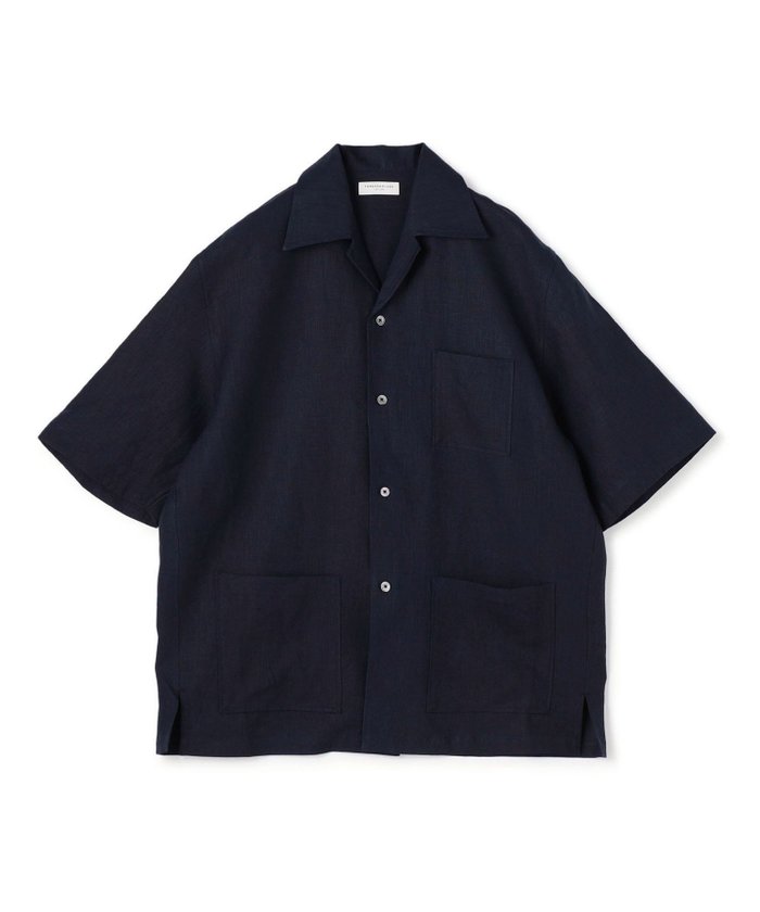【トゥモローランド/TOMORROWLAND / MEN】のリネン オープンカラーシャツ インテリア・キッズ・メンズ・レディースファッション・服の通販 founy(ファニー) https://founy.com/ ファッション Fashion メンズファッション Men's Style Online バランス Balance ポケット Pocket リネン Linen 半袖 Short Sleeve |ID: prp329100004594992 ipo3291000000032646717