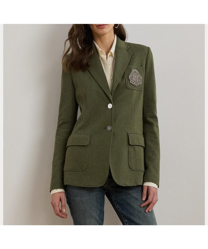 【ラルフローレン/RALPH LAUREN】のブリオン ストレッチコットン ジャカード ブレザー インテリア・キッズ・メンズ・レディースファッション・服の通販 founy(ファニー) https://founy.com/ ファッション Fashion レディースファッション Ladies' Fashion Online カフス Cuffs ショルダー Shoulder ジャカード Jacquard ストレッチ Stretch ストレート Straight スマート Smart ダブル Double 長袖 Long Sleeve パッチ Patch フィット Fit フロント Front ポケット Pocket メタル Metal |ID: prp329100004595006 ipo3291000000032646864