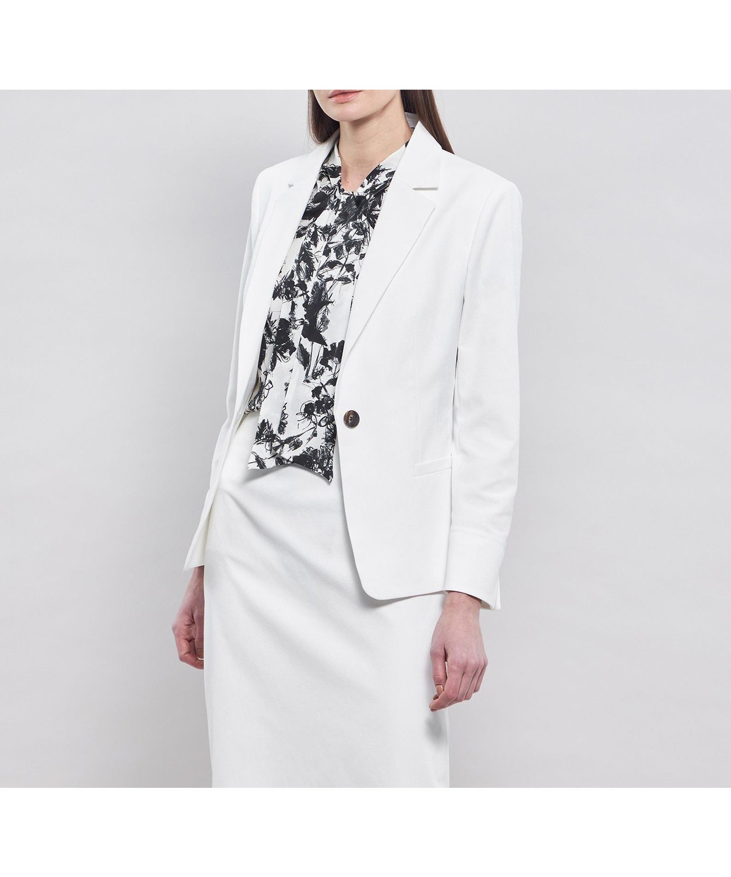 【エポカ/EPOCA】のドライオックス テーラードジャケット インテリア・キッズ・メンズ・レディースファッション・服の通販 founy(ファニー) 　ファッション　Fashion　レディースファッション　Ladies' Fashion Online　アウター　Coat Outerwear　ジャケット　Jackets　テーラードジャケット　Tailored Jackets　おすすめ　Recommend　ウォッシャブル　Washable　シンプル　Simple　ストレッチ　Stretch　セットアップ　Set Up　ベーシック　Basic　吸水　Water Absorption　夏　Summer　春　Spring　秋　Autumn/Fall　ホワイト|ID: prp329100004595020 ipo3291000000032646994