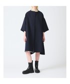 【マーコート/MARcourt】のmizuiro ind ノーカラーハーフスリーブコート ネイビー|ID: prp329100004595028 ipo3291000000032647102