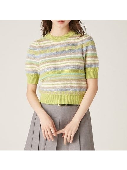 【リリーブラウン/Lily Brown】のファンシーランダムボーダーニット インテリア・キッズ・メンズ・レディースファッション・服の通販 founy(ファニー) https://founy.com/ ファッション Fashion レディースファッション Fashion for Women トップス・カットソー Cut & Sew Tops ニット Knit Tops & Sweaters スリーブ Sleeve, Long Sleeve / Short Sleeve ボーダー Border, Stripe ランダム Random, Irregular リラックス Relax, Relaxed Fit 人気 Popular, Best Seller |ID: prp329100004595034 ipo3291000000032647253
