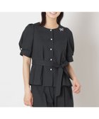 【トゥー ビー シック/TO BE CHIC】のリネンライク ブラウスジャケット ネイビー|ID: prp329100004595039 ipo3291000000032647335