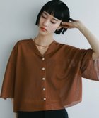【その他のブランド/Other】のシアーカイキンニットカーディガン ブラウン53|ID: prp329100004595044 ipo3291000000032647384