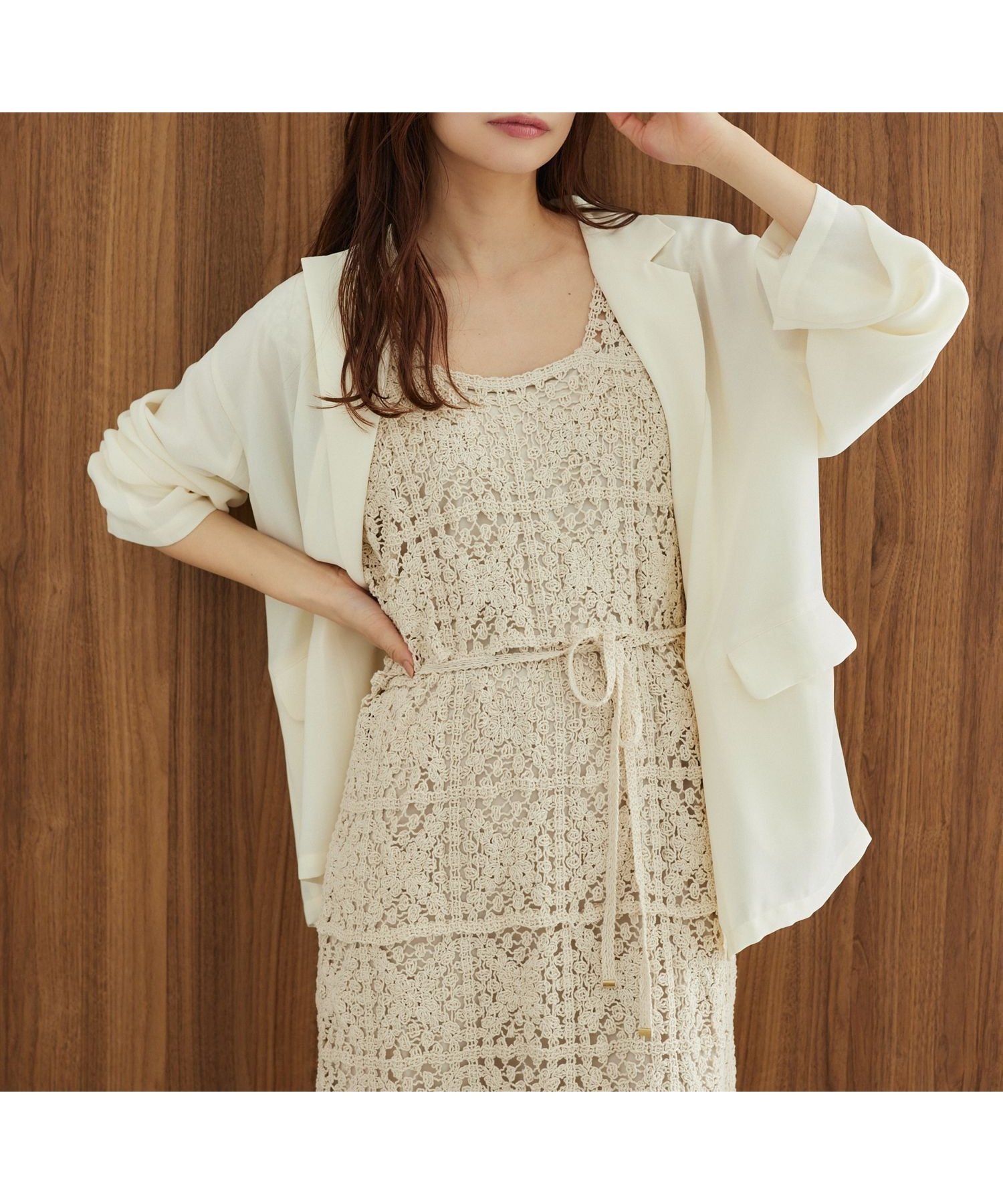 【ミスティ ウーマン/mysty woman】のシアーテーラードジャケット 人気、トレンドファッション・服の通販 founy(ファニー) 　ファッション　Fashion　レディースファッション　Ladies' Fashion Online　アウター　Coat Outerwear　ジャケット　Jackets　テーラードジャケット　Tailored Jackets　おすすめ　Recommend　インナー　Inner　カットソー　Cut And Sew　シンプル　Simple　ジャケット　Jacket　ストレート　Straight　フォーマル　Formal　エレガント 上品　Elegant　夏　Summer　春　Spring　S/S・春夏　Ss・Spring/Summer　 other-1|ID: prp329100004595047 ipo3291000000032647565