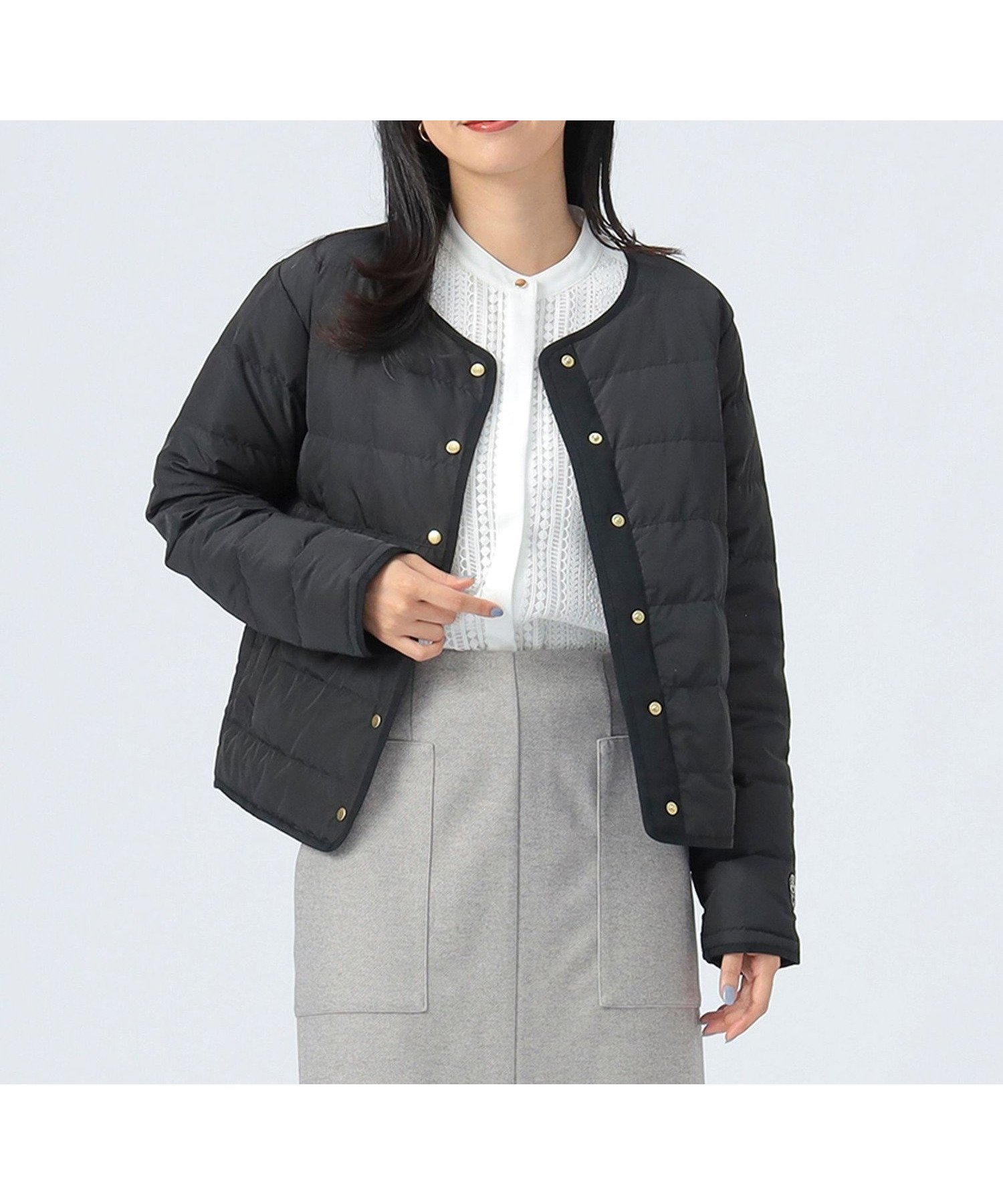 【ビームス ハート/BEAMS HEART】のフレンチ ショートダウンジャケット 25AW インテリア・キッズ・メンズ・レディースファッション・服の通販 founy(ファニー) 　ファッション　Fashion　レディースファッション　Fashion for Women　アウター　Coat / Outerwear Collection　レディースジャケット・軽アウター　Jackets　2025年　2025　2025-2026秋冬・A/W　Autumn/Winter 2025–26 AW25–26　おすすめ　Recommended / Our Picks　インナー　Innerwear　コンパクト　Compact, Small Size　シンプル　Simple, Minimal　ジャケット　Jacket, Outerwear　タートルネック　Turtleneck, High Neck　ダウン　Down, Puffer　バランス　Balance, Style Balance　フランス　France, French　フレンチ　French, French Style　冬　Winter / This Winter　定番　Standard, Basic Item　BLACK|ID: prp329100004595057 ipo3291000000033584546