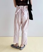 【エディット フォー ルル/edit.for LuLu】のバックリボンパンツ 人気、トレンドファッション・服の通販 founy(ファニー) ファッション Fashion レディースファッション Fashion for Women パンツ Pants & Trousers 2025年 2025 2025-2026秋冬・A/W Autumn/Winter 2025–26 AW25–26 ギャザー Gathered, Ruffled クロップド Cropped, Short Length フェミニン Feminine, Girly リボン Ribbon, Bow 夏 Summer thumbnail ピンク|ID: prp329100004595065 ipo3291000000032764049